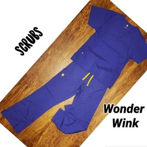 Dark Purple Scrub Set